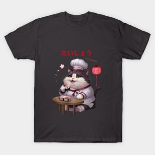 Cat Sushi Chef Itamae T-Shirt